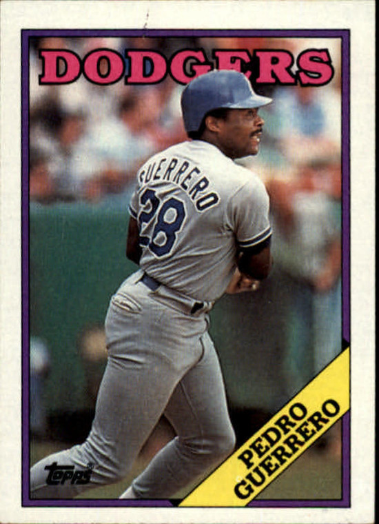 1988 Topps #550 Pedro Guerrero NM-MT Los Angeles Dodgers 