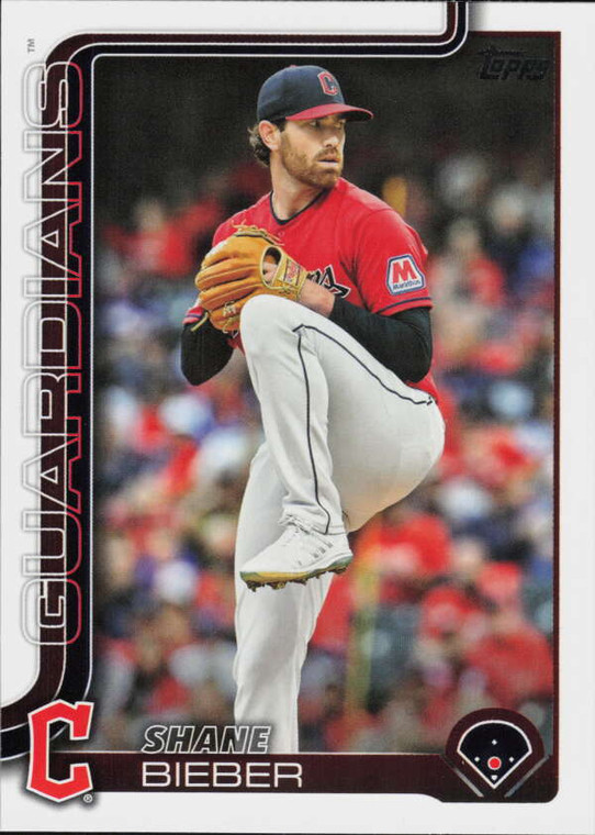 2025 Topps #379 Shane Bieber NM-MT  Cleveland Guardians 