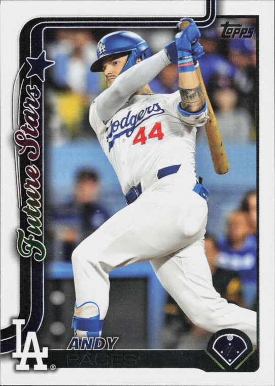 2025 Topps #388 Andy Pages Future Stars NM-MT  Los Angeles Dodgers 