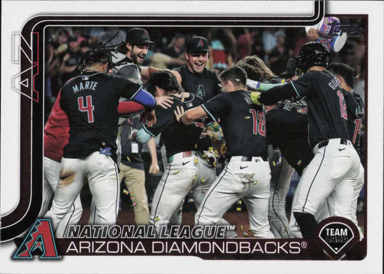 2025 Topps #466 Arizona Diamondbacks Team Card NM-MT  Arizona Diamondbacks 