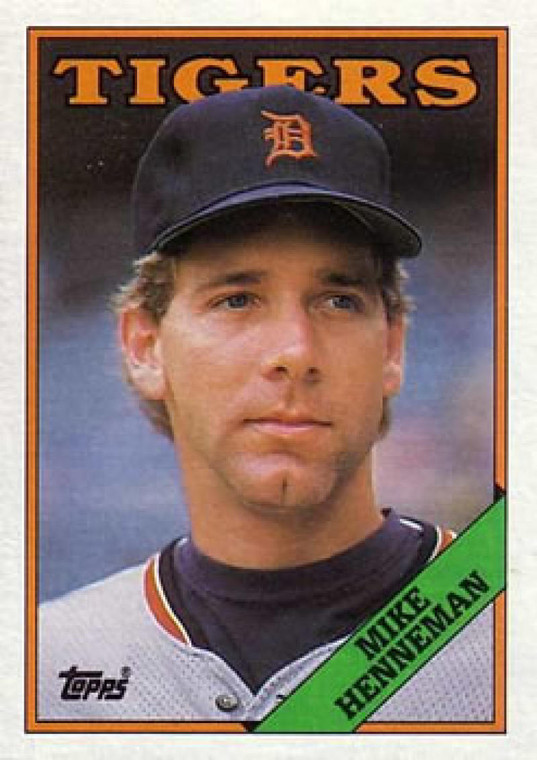 1988 Topps #582 Mike Henneman NM-MT RC Rookie Detroit Tigers 