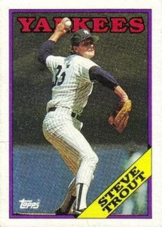 1988 Topps #584 Steve Trout NM-MT New York Yankees 