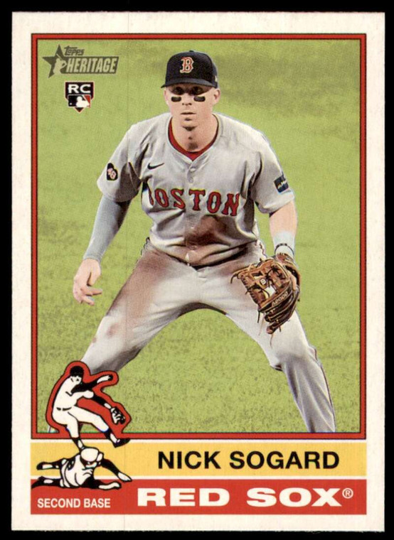 SOLD 162110 2025 Topps Heritage #133 Nick Sogard NM-MT  RC Rookie Boston Red Sox 