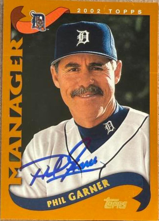 Phil Garner Autographed 2002 Topps #287 MGR