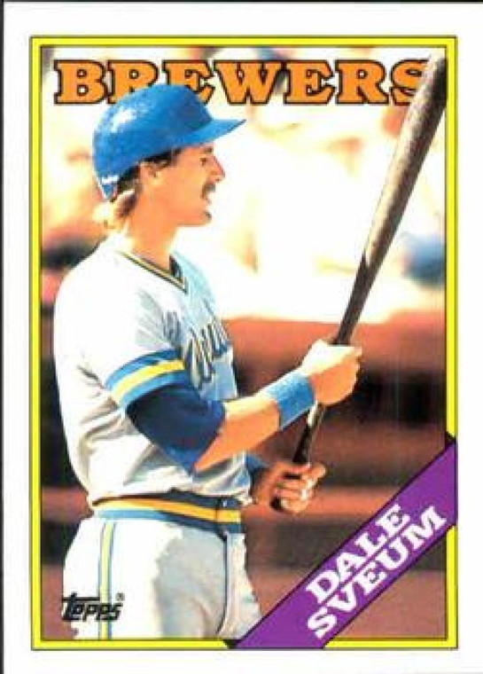 1988 Topps #592 Dale Sveum NM-MT Milwaukee Brewers 