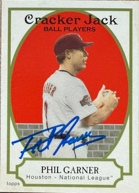 Phil Garner Autographed 2005 Topps Cracker Jack #133 MGR