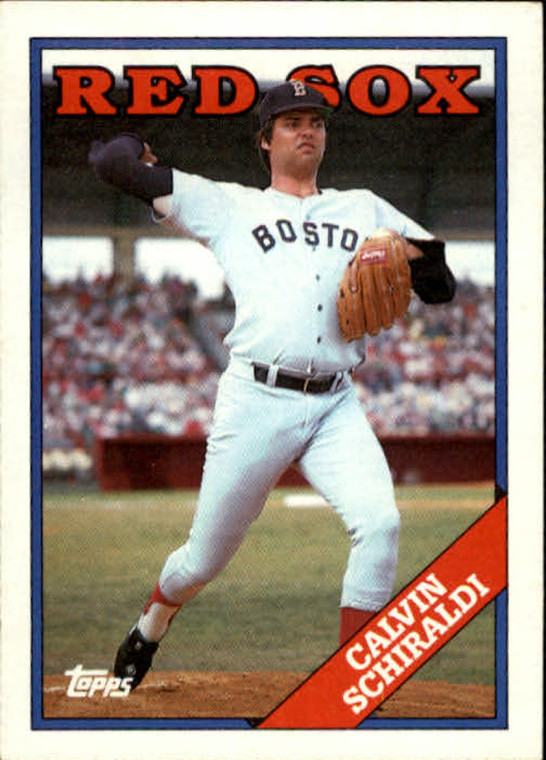 1988 Topps #599 Calvin Schiraldi NM-MT Boston Red Sox 