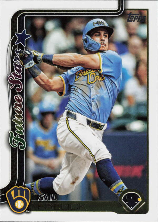 SOLD 163687 2025 Topps #651 Sal Frelick Future Stars NM-MT  Milwaukee Brewers 
