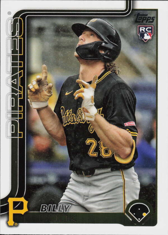 2025 Topps #425 Billy Cook NM-MT  RC Rookie Pittsburgh Pirates 