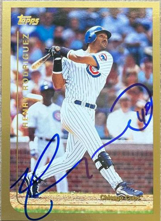 Henry Rodriguez Autographed 1999 Topps #357