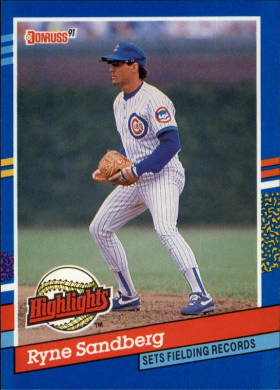 1991 Donruss Bonus Cards #BC7 Ryne Sandberg VG Chicago Cubs 
