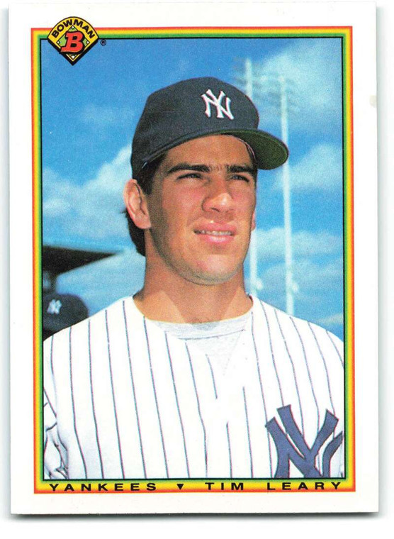 1990 Bowman #429 Tim Leary VG New York Yankees 
