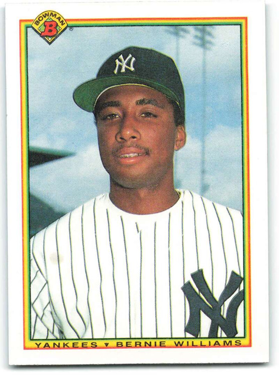 1990 Bowman #439 Bernie Williams VG RC Rookie New York Yankees 