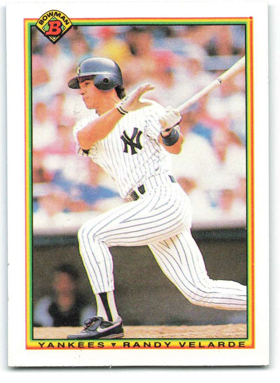 1990 Bowman #434 Randy Velarde VG New York Yankees 