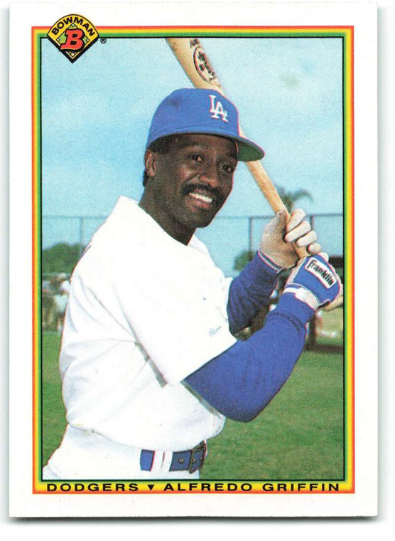 1990 Bowman #95 Alfredo Griffin VG Los Angeles Dodgers 