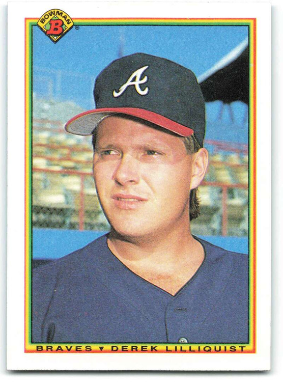 1990 Bowman #7 Derek Lilliquist VG Atlanta Braves 