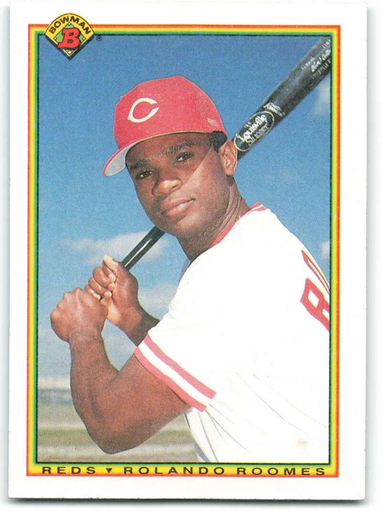 1990 Bowman #56 Rolando Roomes VG Cincinnati Reds 