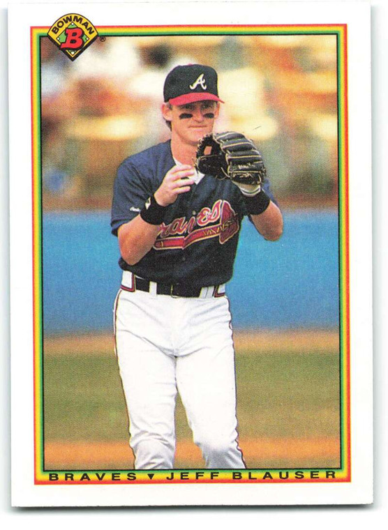 1990 Bowman #15 Jeff Blauser VG Atlanta Braves 