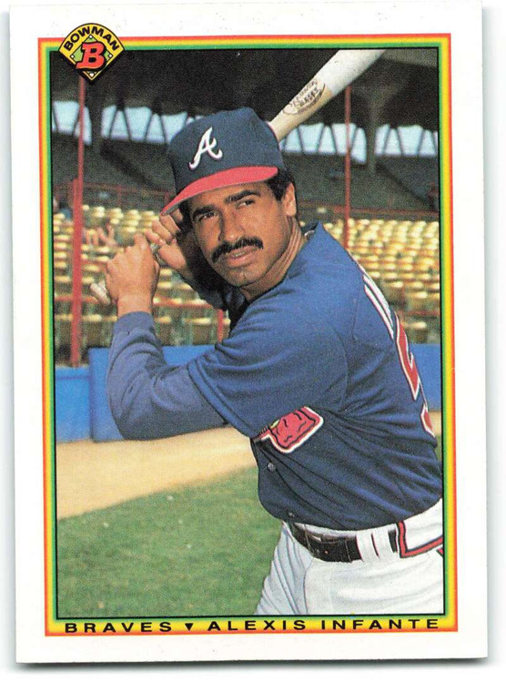 1990 Bowman #17 Alexis Infante VG Atlanta Braves 