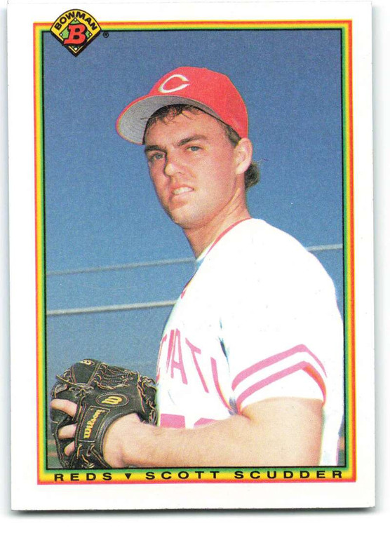1990 Bowman #46 Scott Scudder VG Cincinnati Reds 
