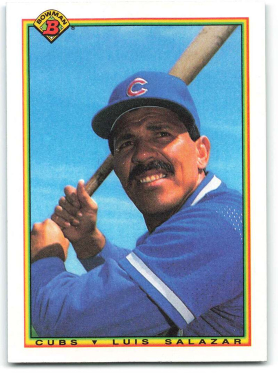 1990 Bowman #40 Luis Salazar VG Chicago Cubs 