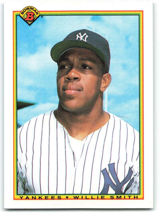 1990 Bowman #425 Willie Smith VG New York Yankees 