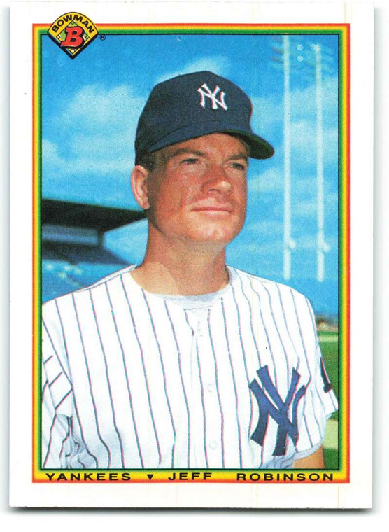 1990 Bowman #427 Jeff Robinson VG New York Yankees 