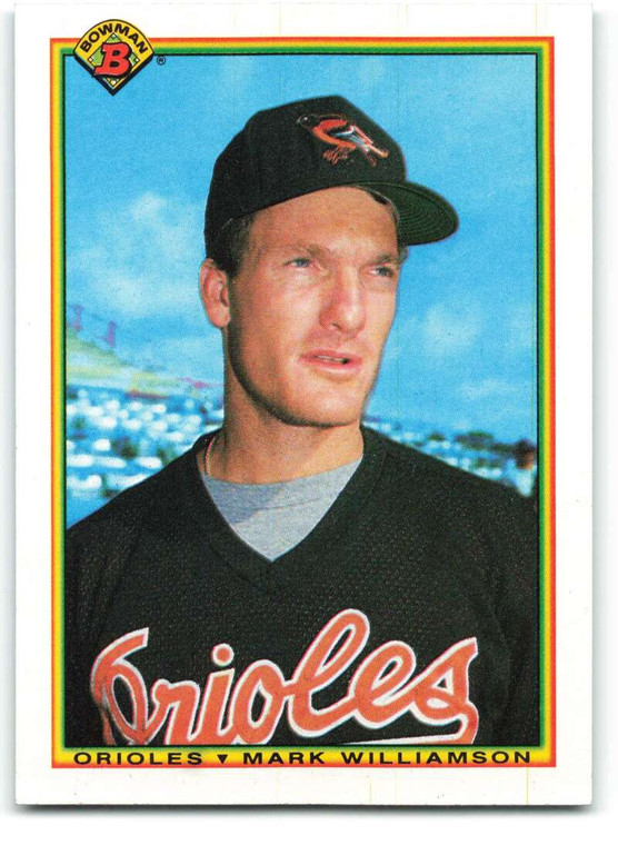1990 Bowman #248 Mark Williamson VG Baltimore Orioles 