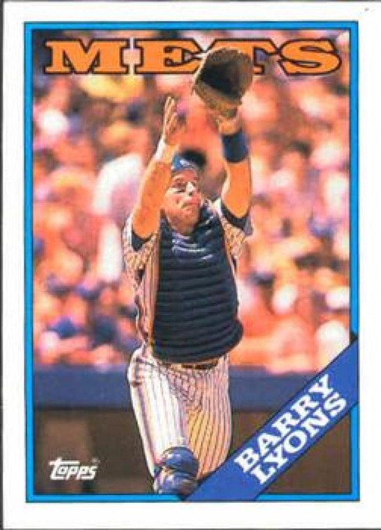 1988 Topps #633 Barry Lyons NM-MT RC Rookie New York Mets 