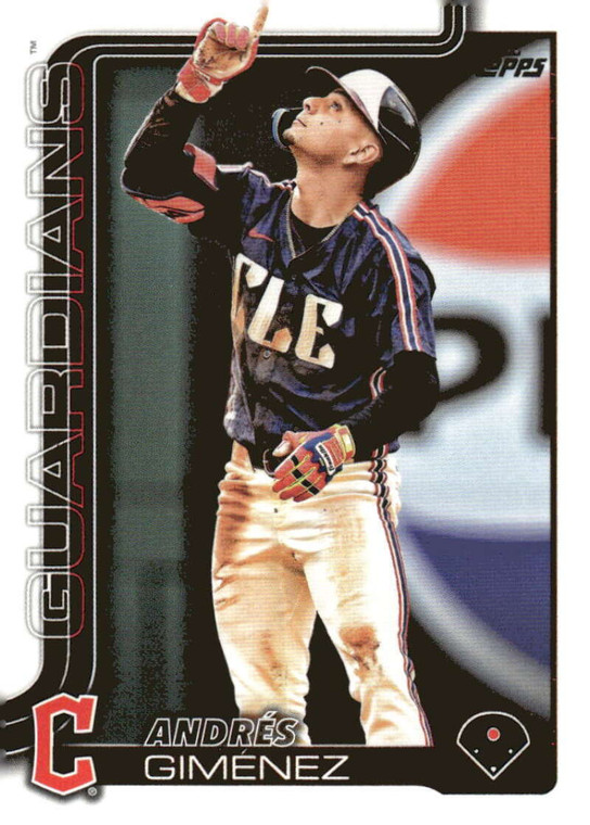 2025 Topps #270 Andres Gimenez NM-MT  Cleveland Guardians 
