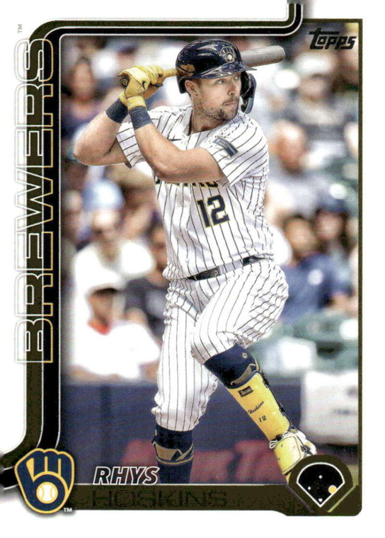 2025 Topps #93 Rhys Hoskins NM-MT  Milwaukee Brewers 