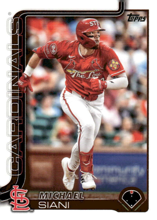SOLD 161063 2025 Topps #289 Michael Siani NM-MT  St Louis Cardinals 