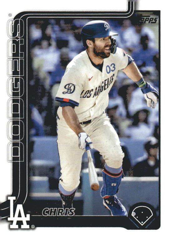 2025 Topps #53 Chris Taylor NM-MT  Los Angeles Dodgers 