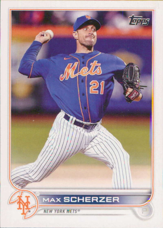 2022 Topps Update #US1 Max Scherzer NM-MT New York Mets 