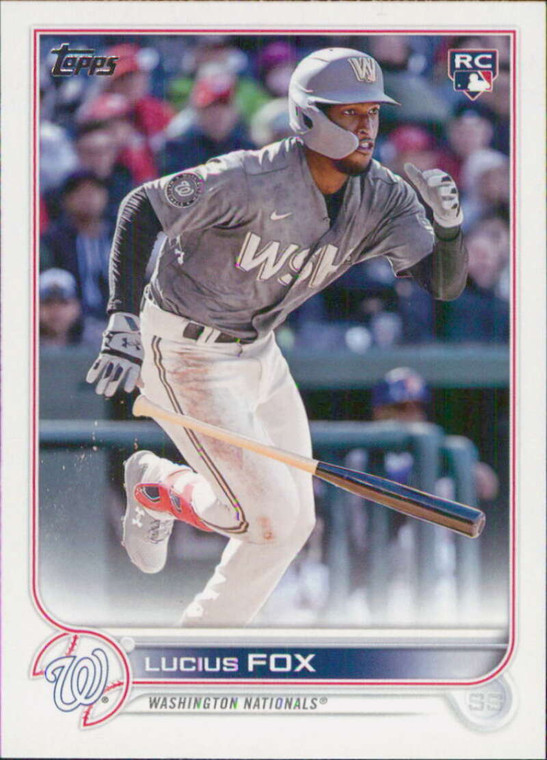 2022 Topps Update #US38 Lucius Fox NM-MT RC Rookie Washington Nationals 