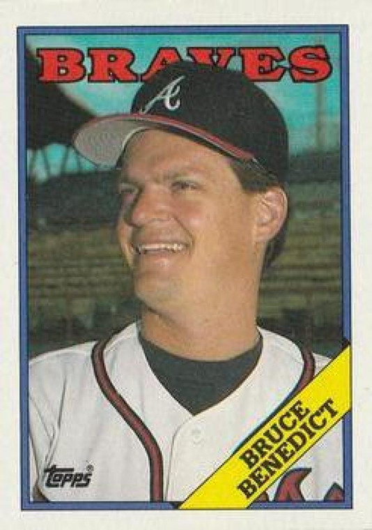 1988 Topps #652 Bruce Benedict NM-MT Atlanta Braves 