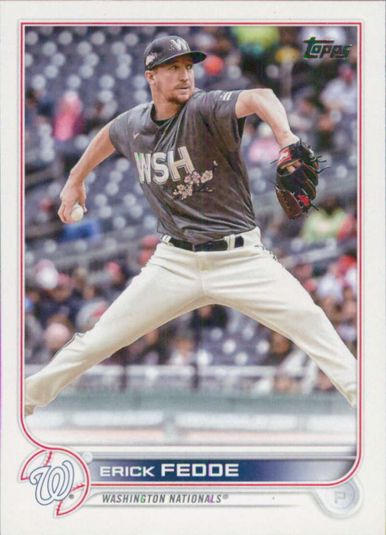 2022 Topps Update #US51 Erick Fedde NM-MT Washington Nationals 