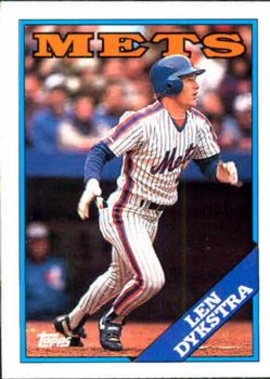 1988 Topps #655 Lenny Dykstra NM-MT New York Mets 