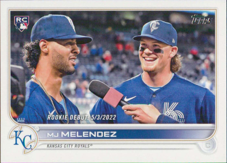 2022 Topps Update #US73 MJ Melendez NM-MT Kansas City Royals 