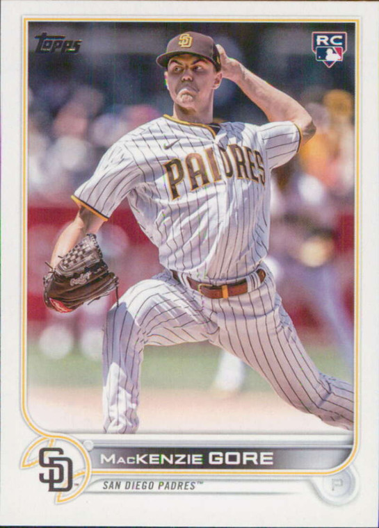 2022 Topps Update #US81 MacKenzie Gore NM-MT RC Rookie San Diego Padres 