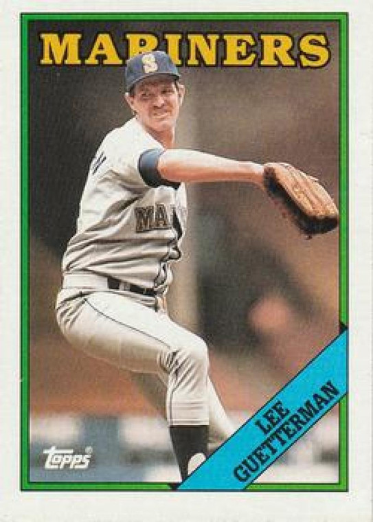 1988 Topps #656 Lee Guetterman NM-MT Seattle Mariners 