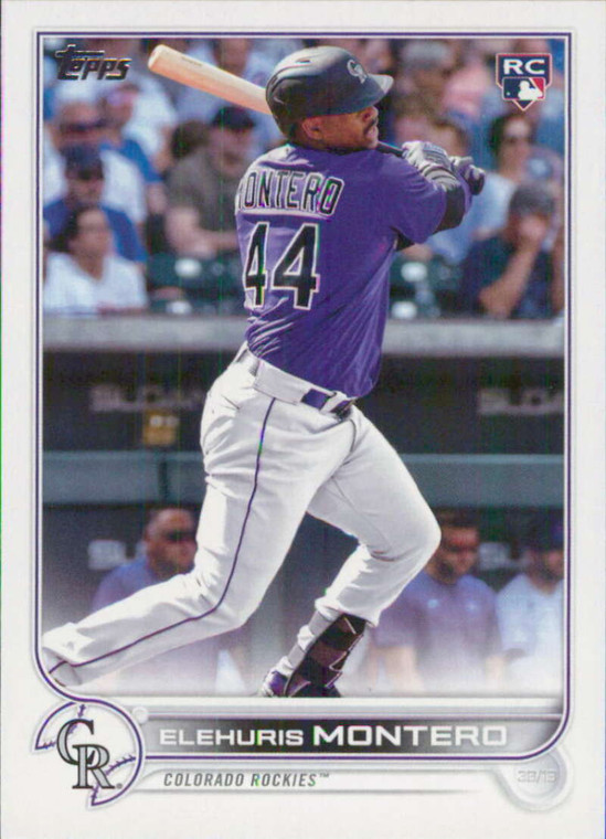 2022 Topps Update #US110 Elehuris Montero NM-MT RC Rookie Colorado Rockies 