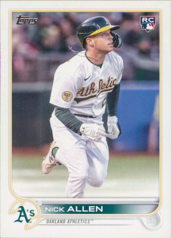 2022 Topps Update #US117 Nick Allen NM-MT RC Rookie Oakland Athletics 
