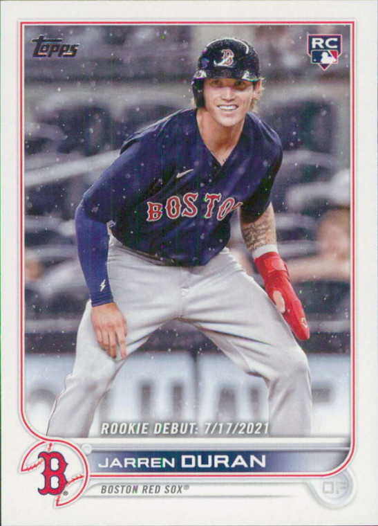 2022 Topps Update #US118 Jarren Duran NM-MT Boston Red Sox 