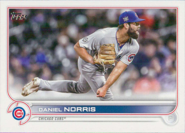 2022 Topps Update #US143 Daniel Norris NM-MT Chicago Cubs 