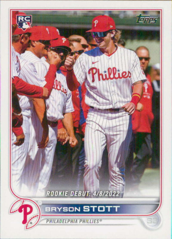 2022 Topps Update #US255 Bryson Stott NM-MT Philadelphia Phillies 