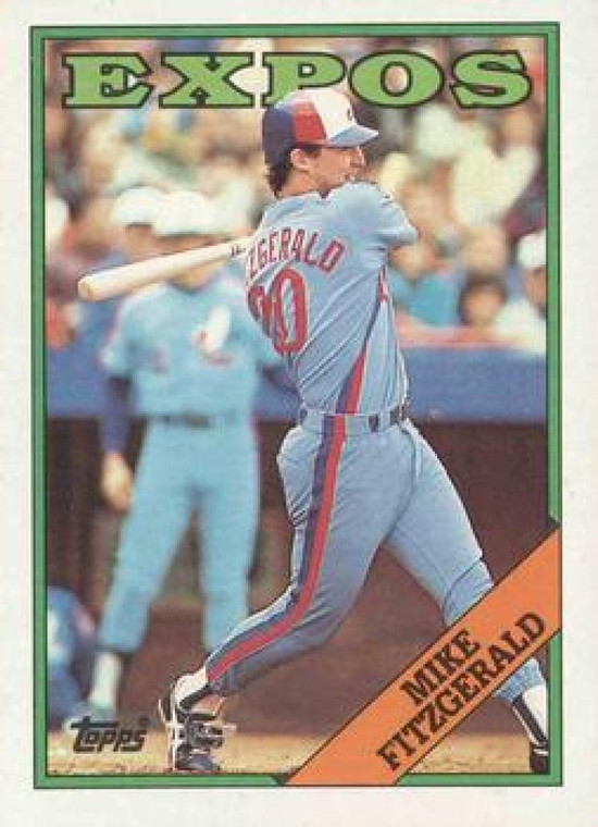1988 Topps #674 Mike Fitzgerald NM-MT Montreal Expos 