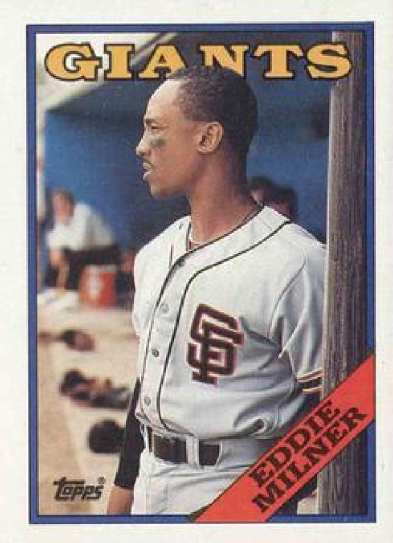 1988 Topps #677 Eddie Milner NM-MT San Francisco Giants 