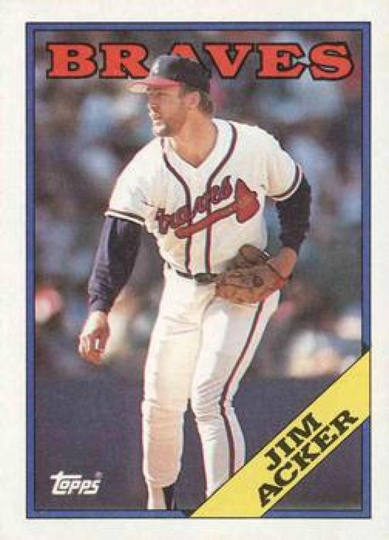 1988 Topps #678 Jim Acker NM-MT Atlanta Braves 