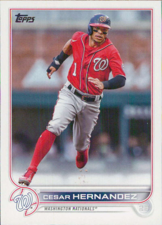 2022 Topps Update #US299 Cesar Hernandez NM-MT Washington Nationals 